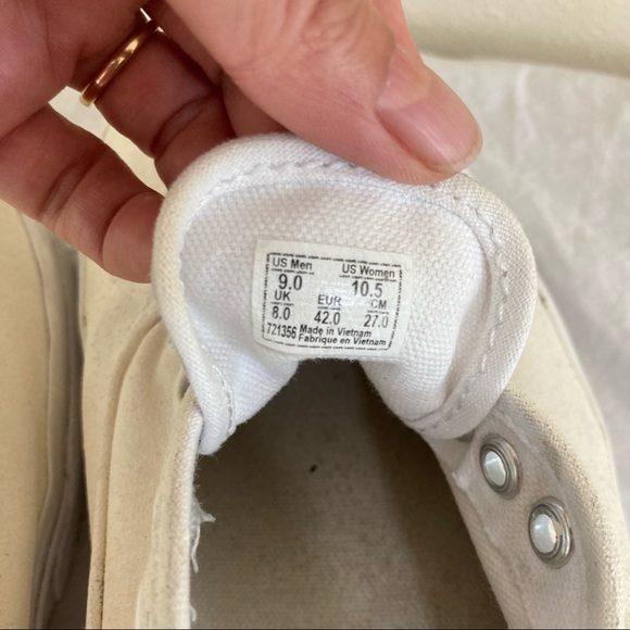 Vans White skateboard Boat casual Shoes Size 9 - Picture 16 of 16